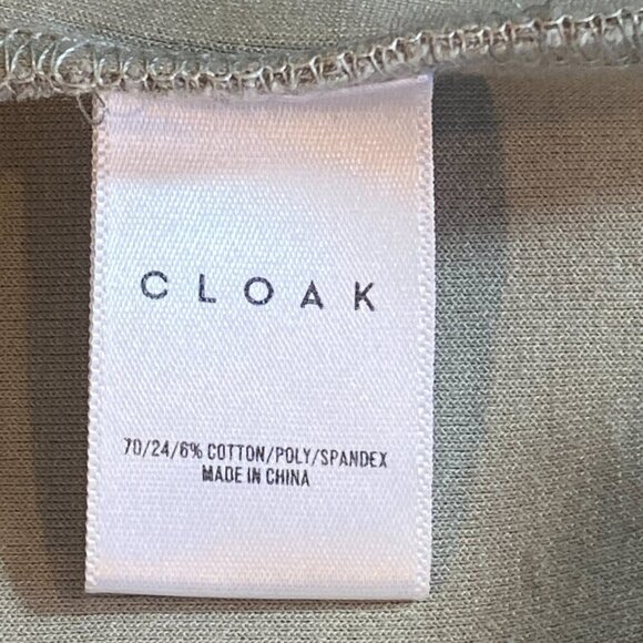 CLOAK Hidden in Plain Sight Boxy Cropped Full Zip Hoodie XL #319H - Picture 11 of 12